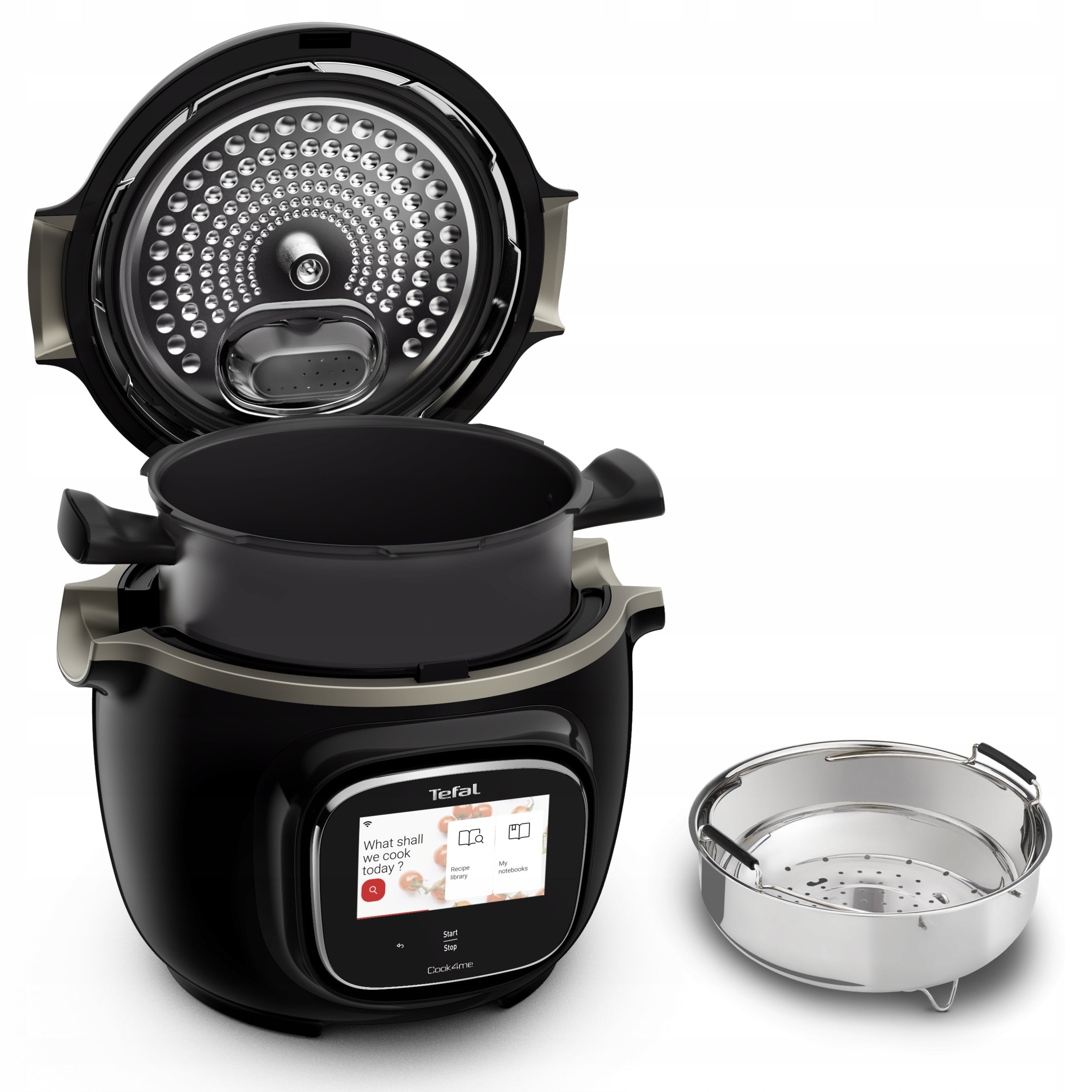 Multicooker TEFAL Cook4me Touch CY912 pressure cooker 6l WI-FI 13 functions black Manufacturer code CY912830