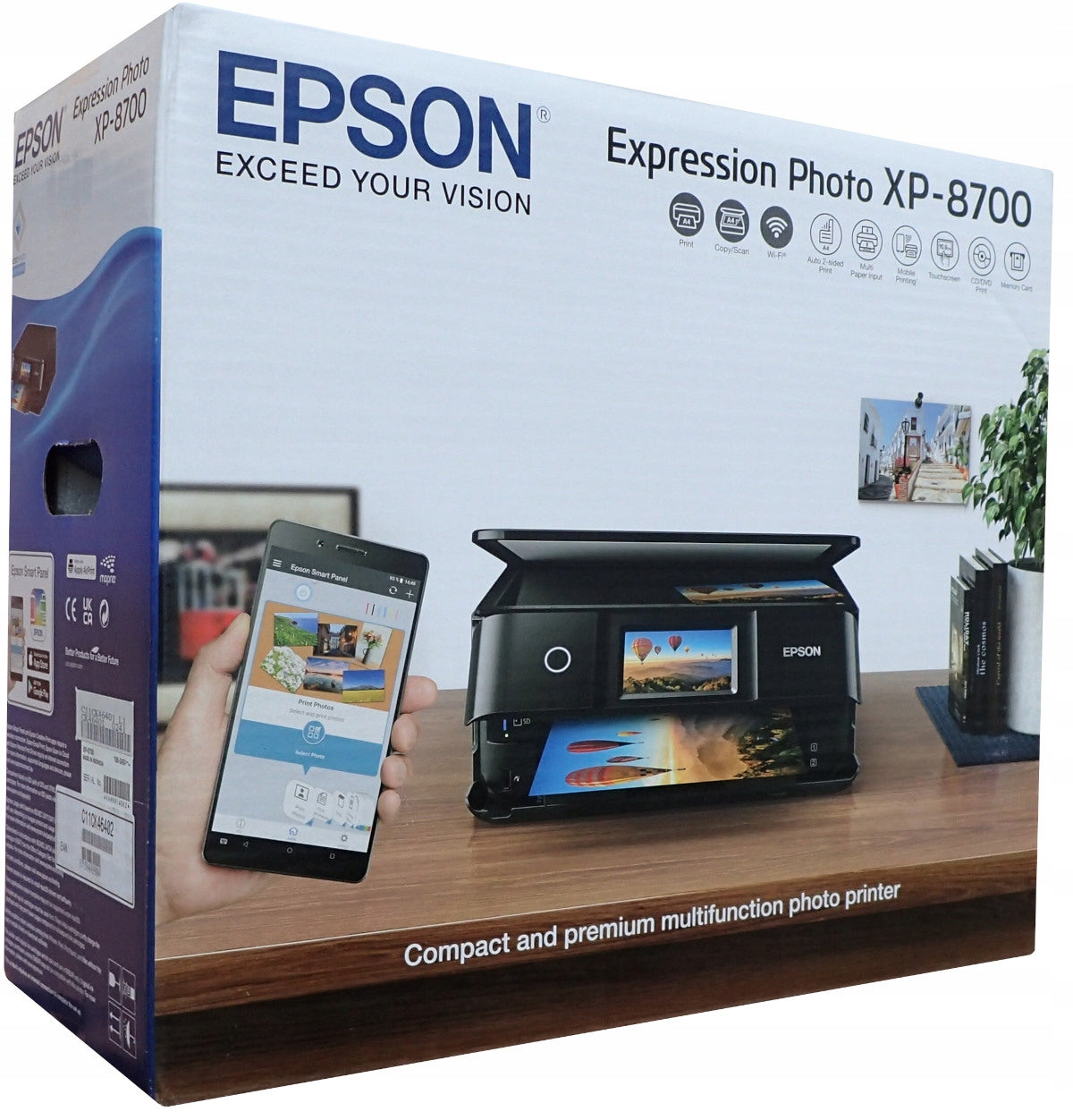 Multifunction Inkjet Printer Epson XP-8700 3in1 WiFi Duplex Scanner