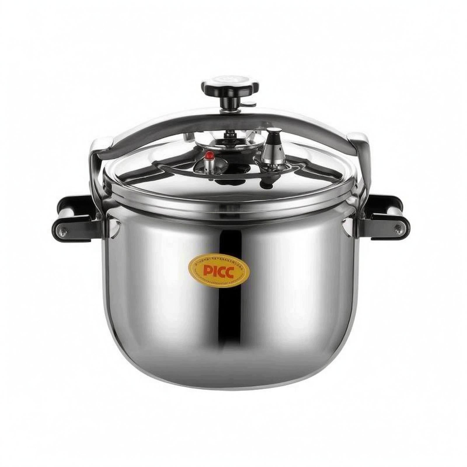 Multifunction Pressure Cooker Polished Silver Stainless Steel Pressure 30L