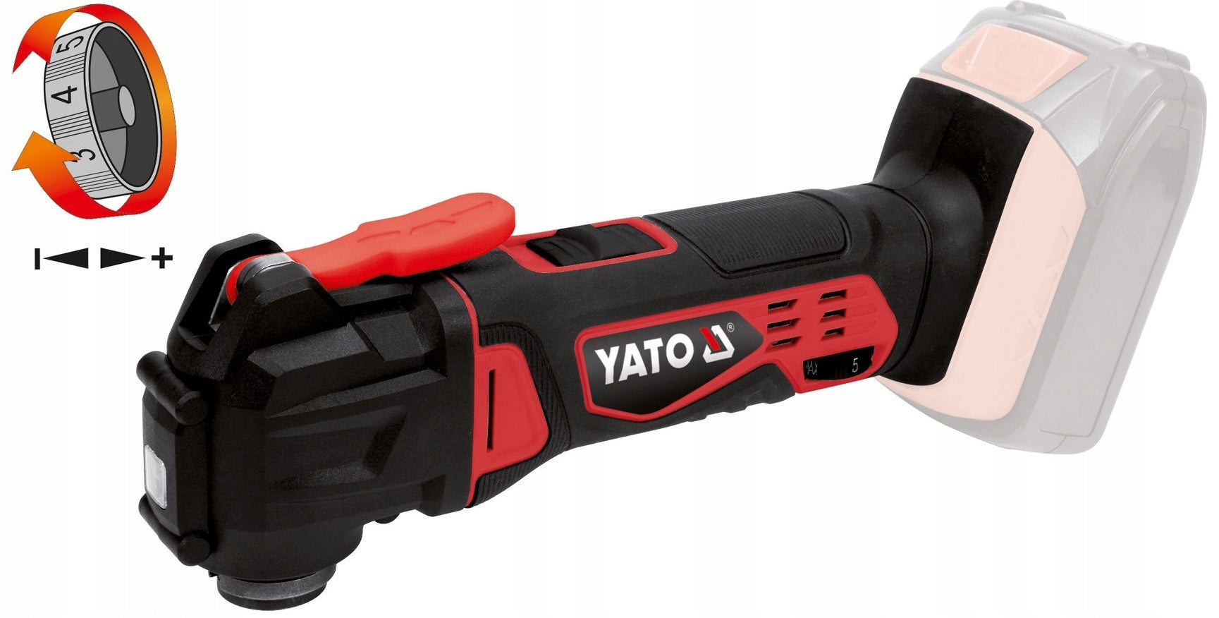 Multifunction Sander Yato Cordless 18 V 1 W 18000 RPM Kind multi-function grinder