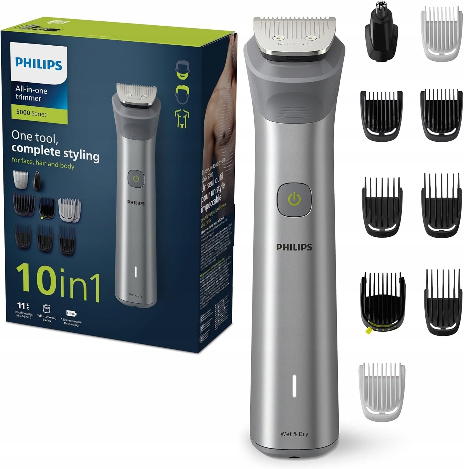 Multifunction Trimmer Philips Multigroom MG5917/15 Comprehensive Care