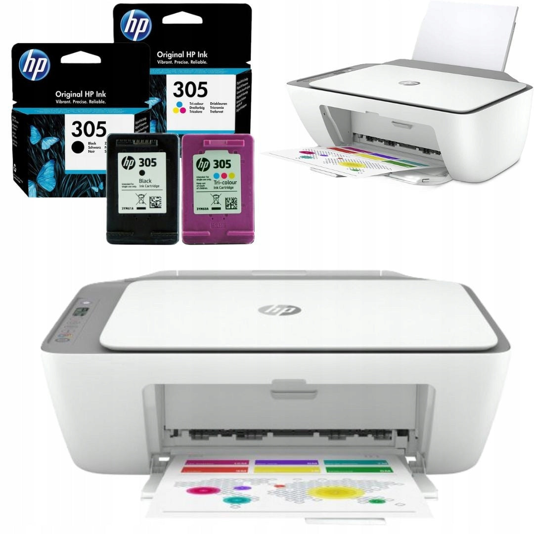 Multifunction inkjet printer color HP Deskjet 2755 wifi ink 305