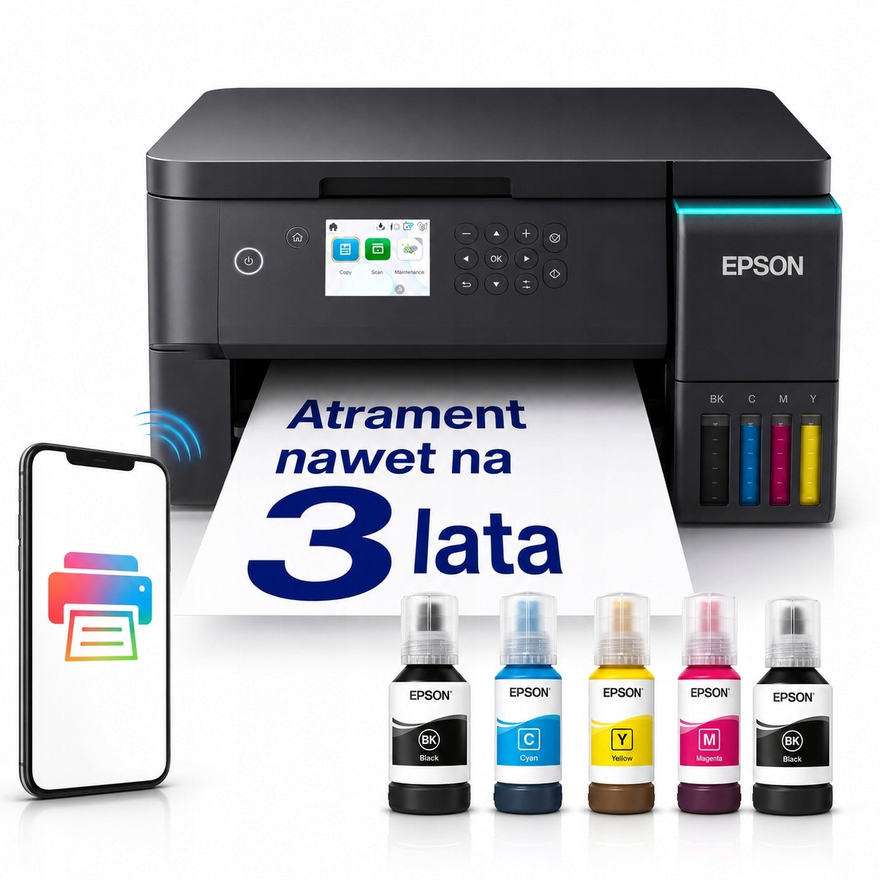 Multifunction inkjet printer (colour) Epson EcoTank L6370