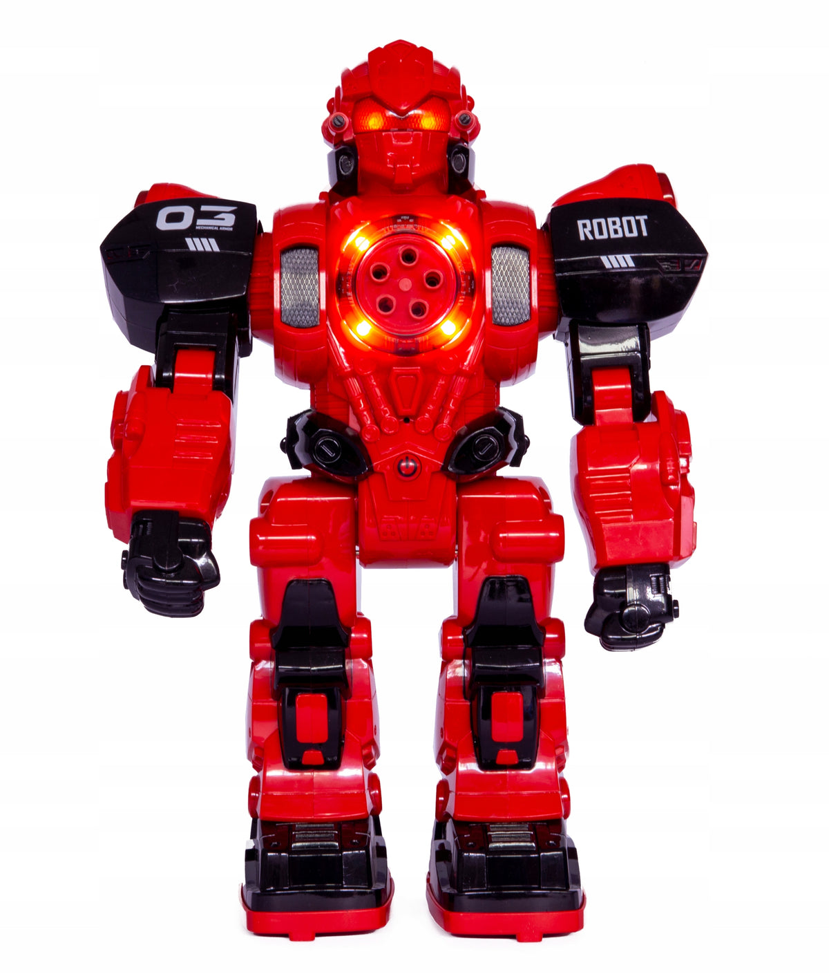Multifunction robot for remote control sound light movement