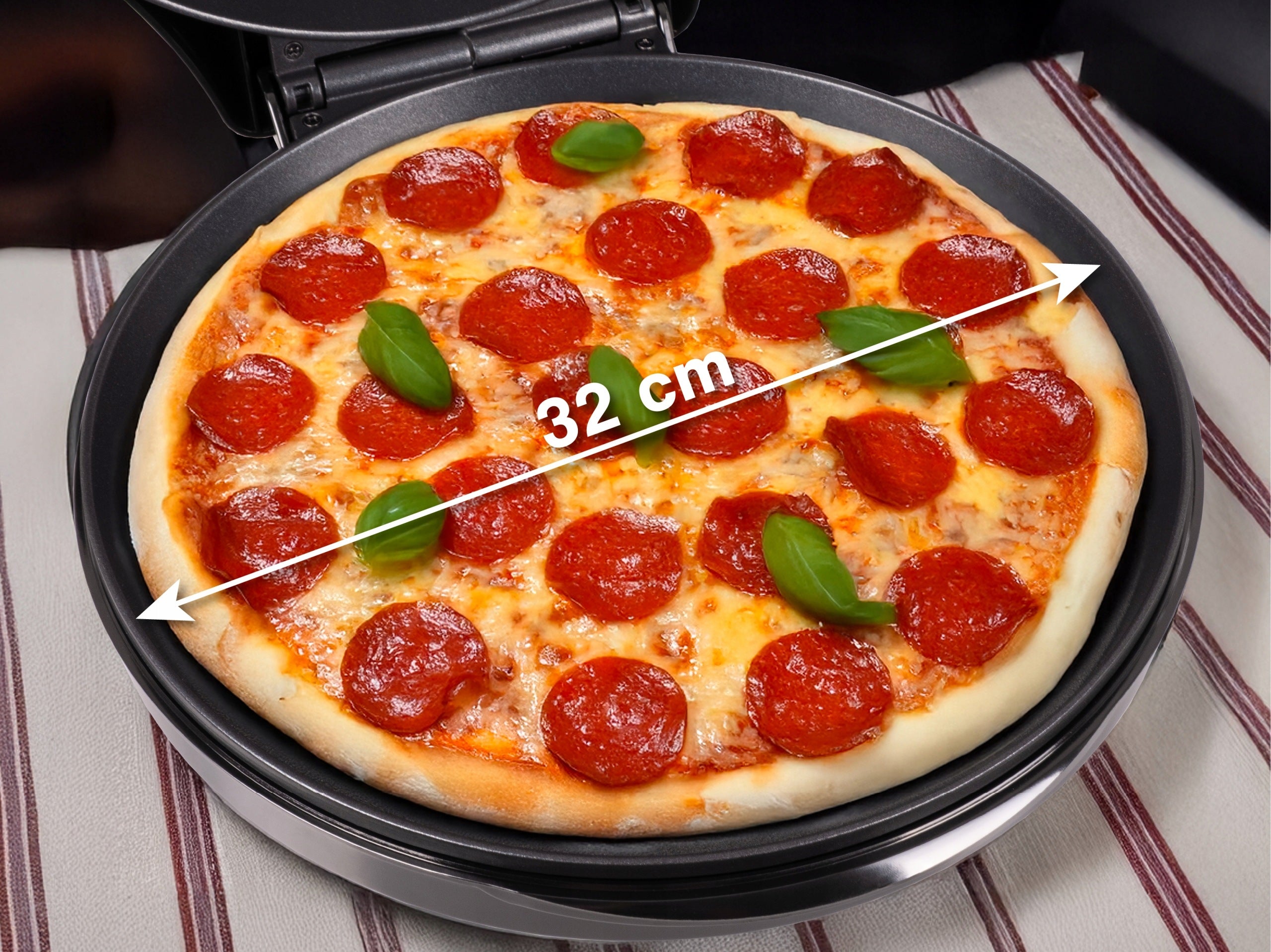 Multifunction toaster pizza oven mini oven 32cm 1450W Eldom Manufacturer code ST1000