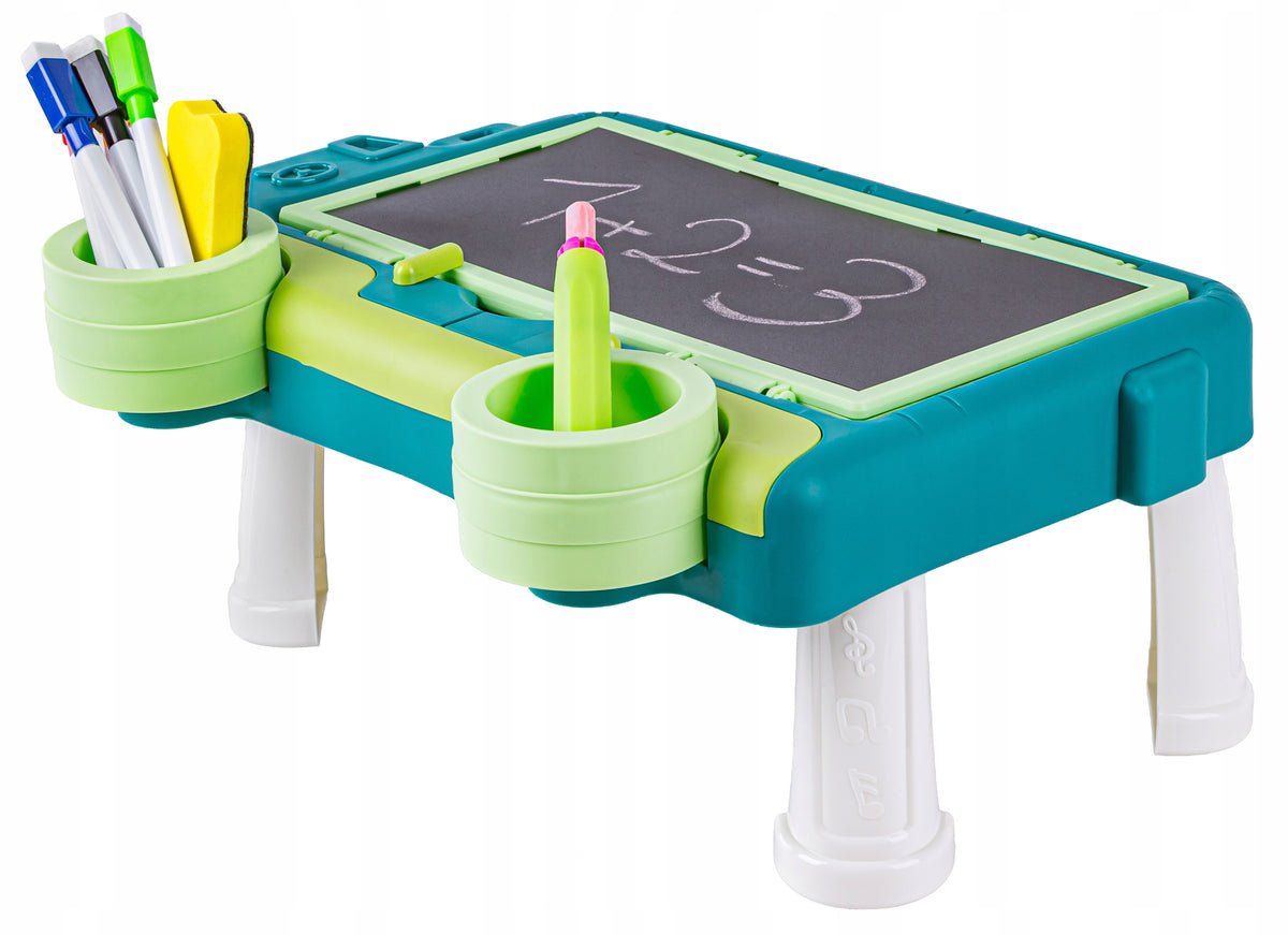 Multifunctional Educational Double Sided Board 2in1 Erasable Chalk Table Packaging status original