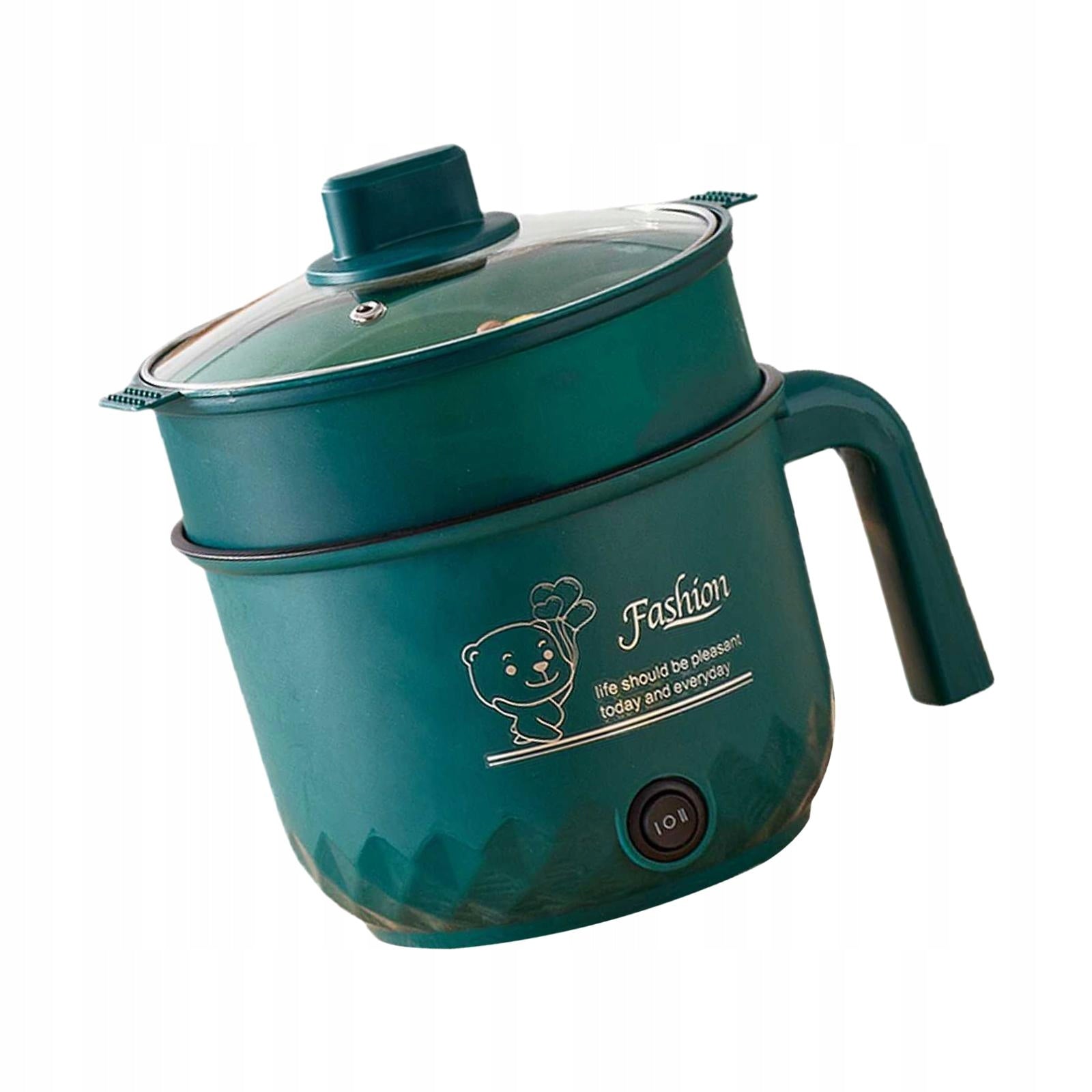 Multifunctional Electric Cooker Portable Stainless Steel 1.8L with steamer