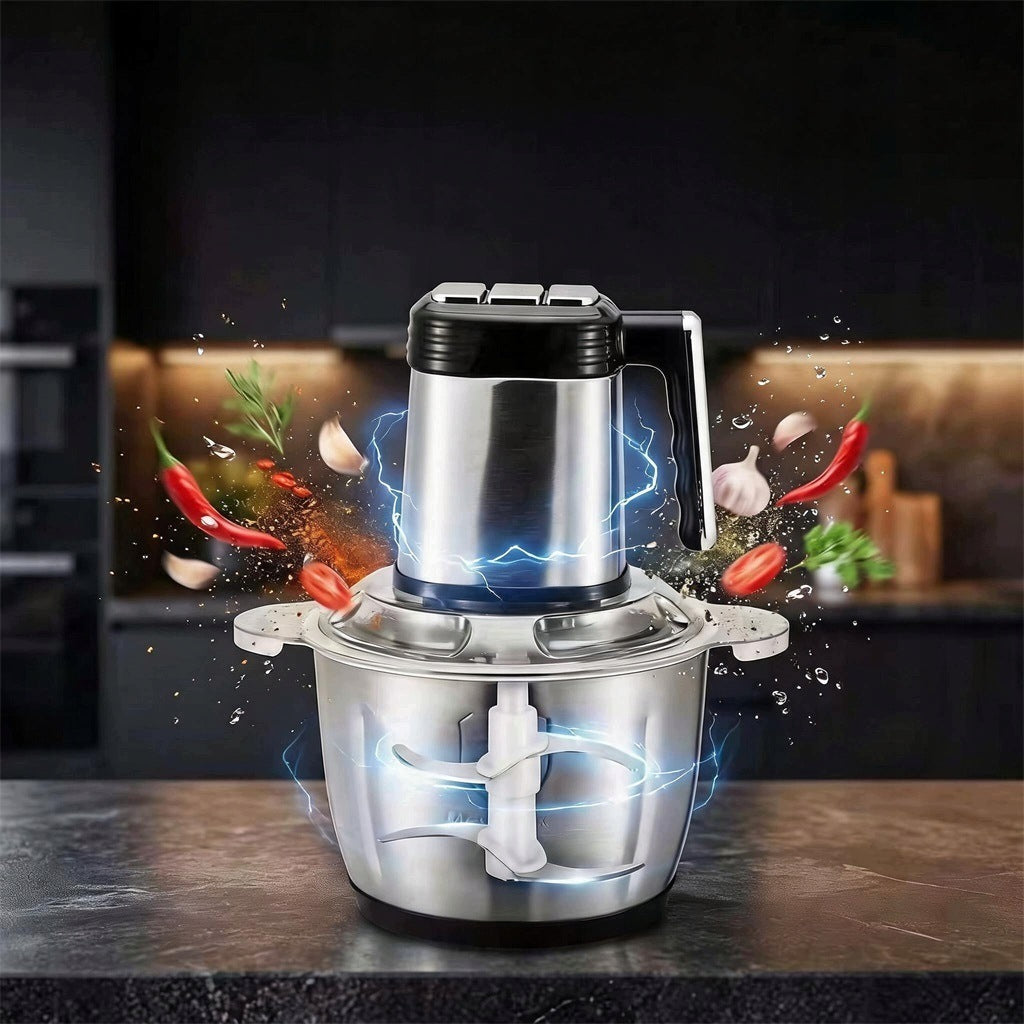 Multifunctional Food Processor Electric Meat Grinder, Vegetables and Fruits Packaging status original