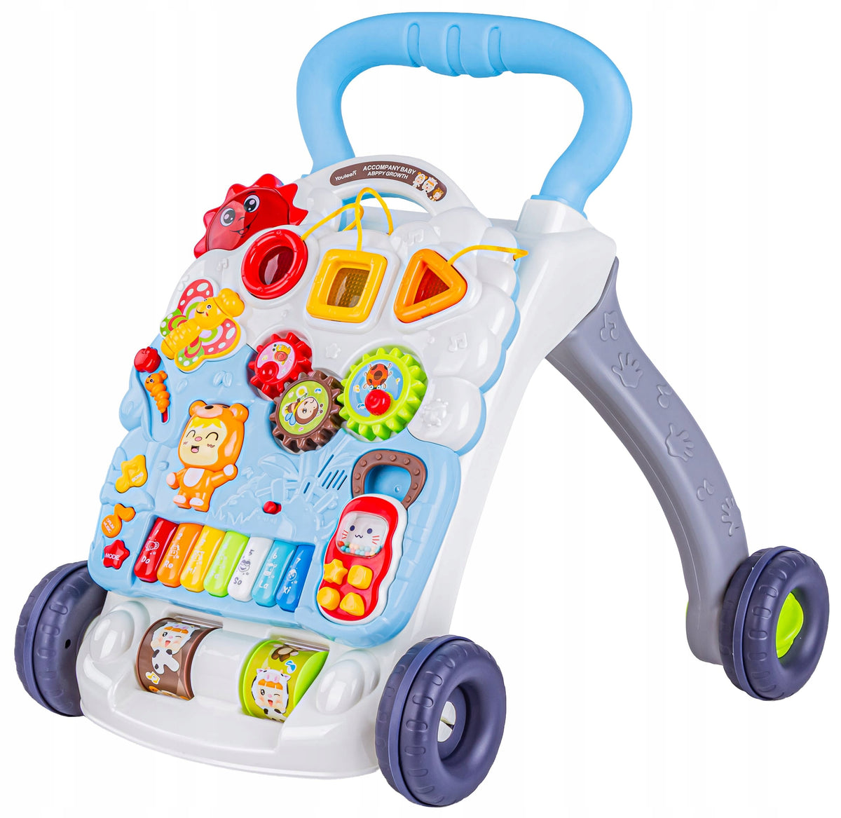 Multifunctional Interactive Ride-On Pusher Educational Walker Piano Packaging status original