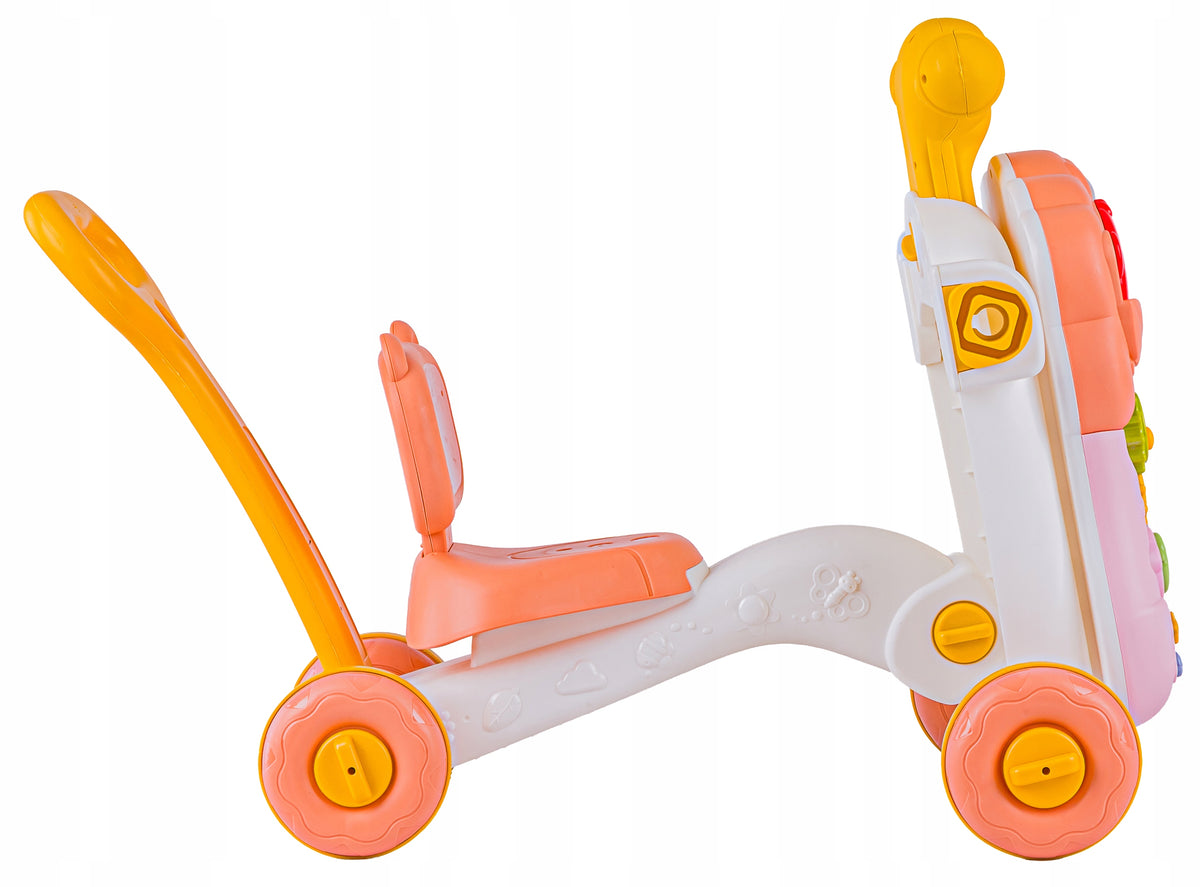Multifunctional Interactive Ride-On Pusher Walker Educational Table 4in1 Manufacturer code YL604A pink ZW