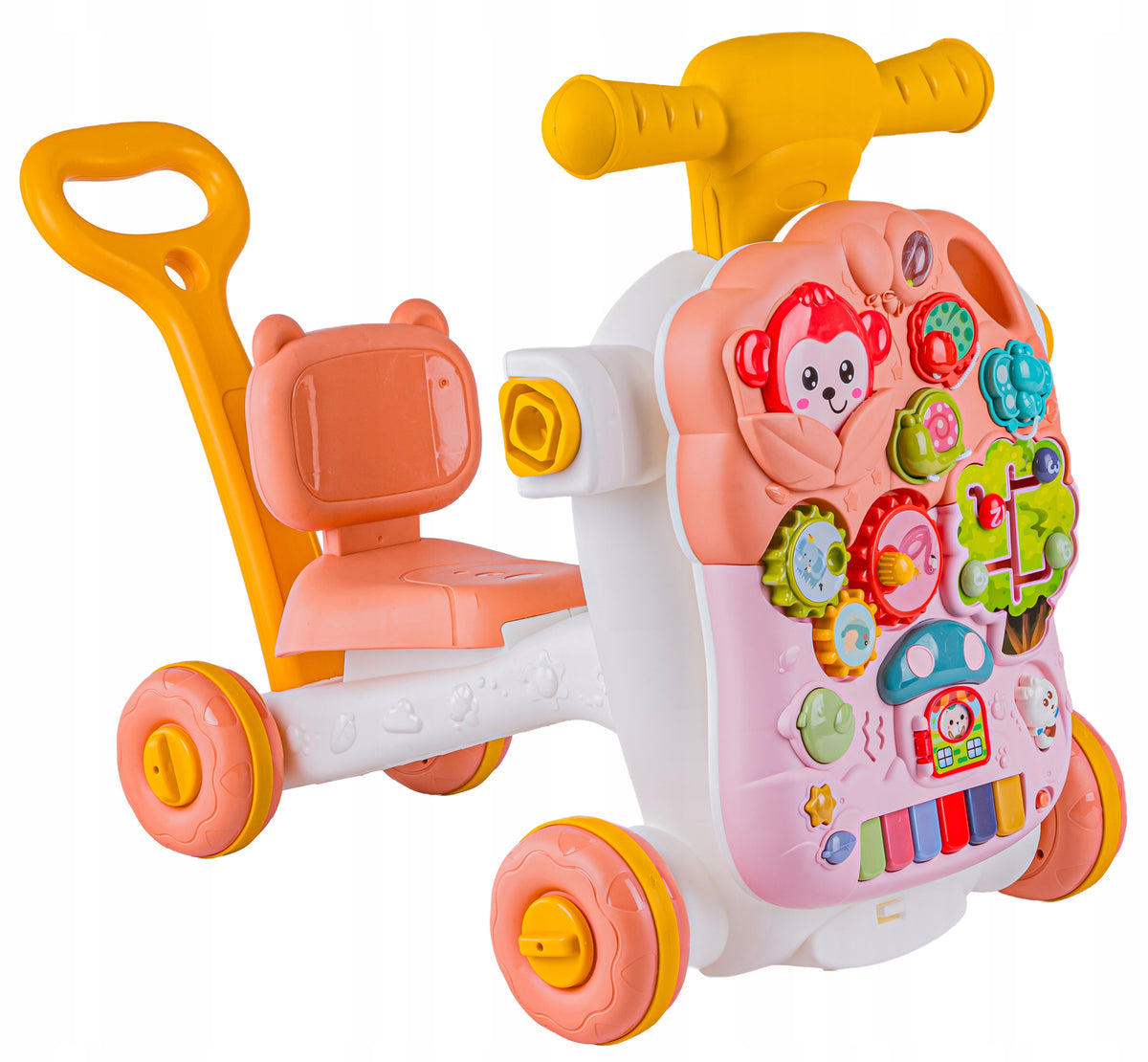Multifunctional Interactive Ride-On Pusher Walker Educational Table 4in1 Packaging status original