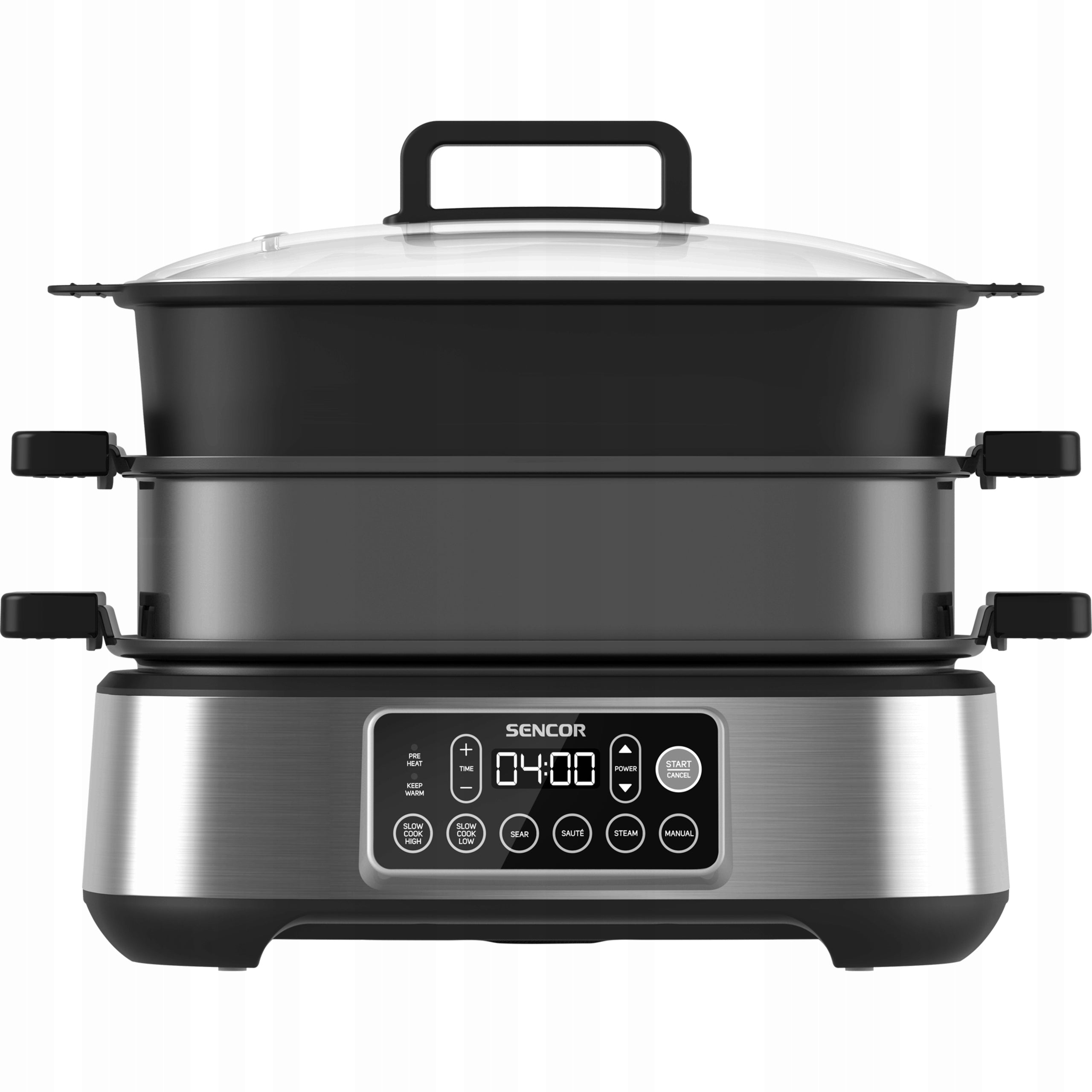 Multifunctional Pot BBQ Sencor SPR 6300BK Black 6 Liters 5 FUCTIONS