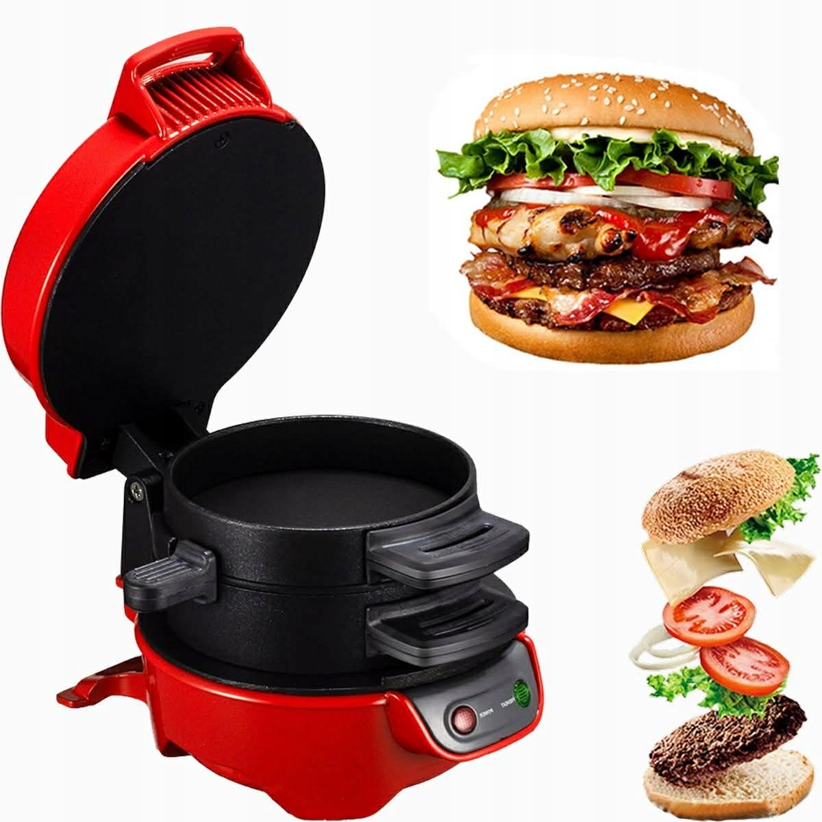 Multifunctional Sandwich Burger Machine Toaster Mini Grill MCDONALDS Power rating 600 W
