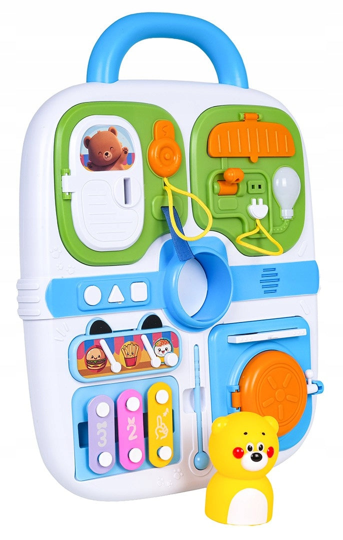 Multifunctional Suitcase For The Youngest Manipulation Board For Children Brand Ramiz