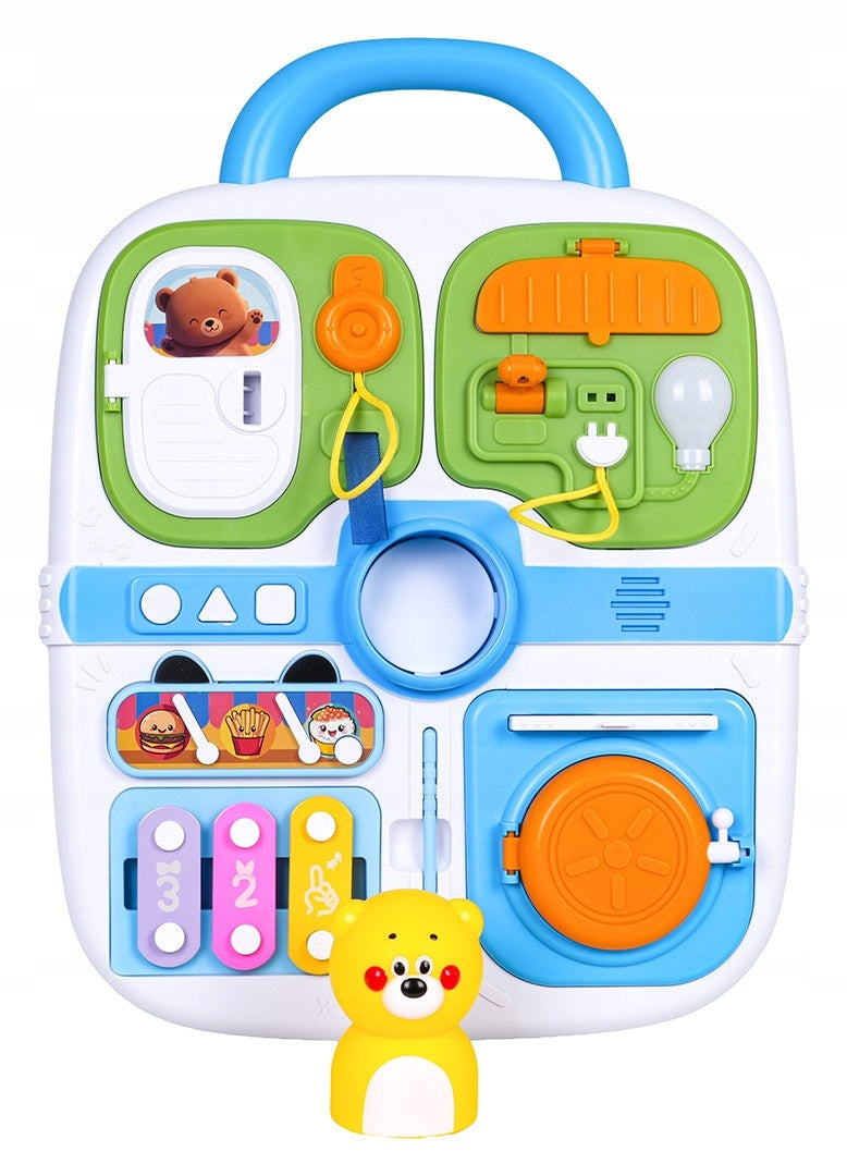 Multifunctional Suitcase For The Youngest Manipulation Board For Children Packaging status original