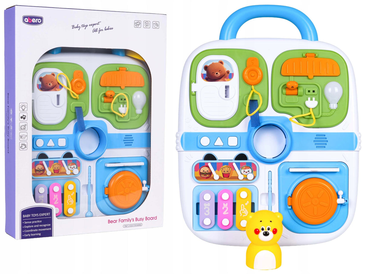Multifunctional Suitcase For The Youngest Manipulation Board For Children