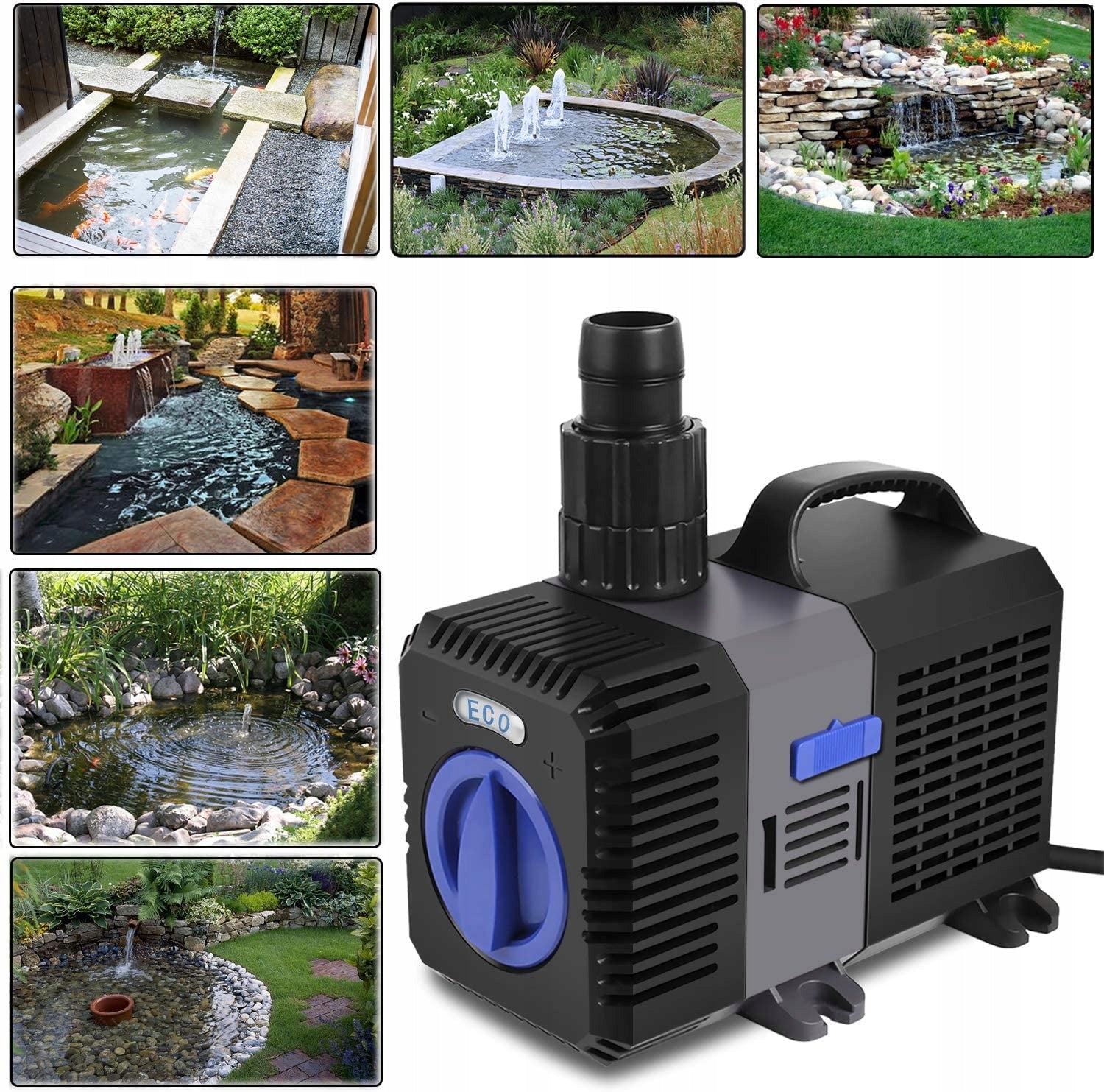 Multifunctional pump for pond water 5200L/H 40W Manufacturer no brand