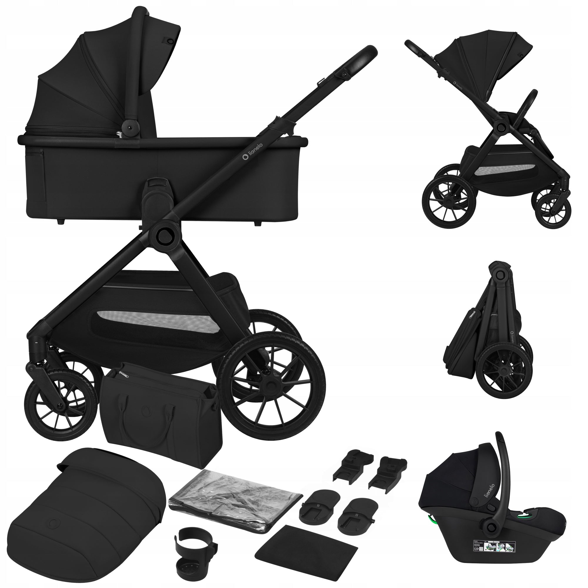 Multifunctional stroller 3in1 Stroller Gondola Seat Carrier Lionelo LAYLA