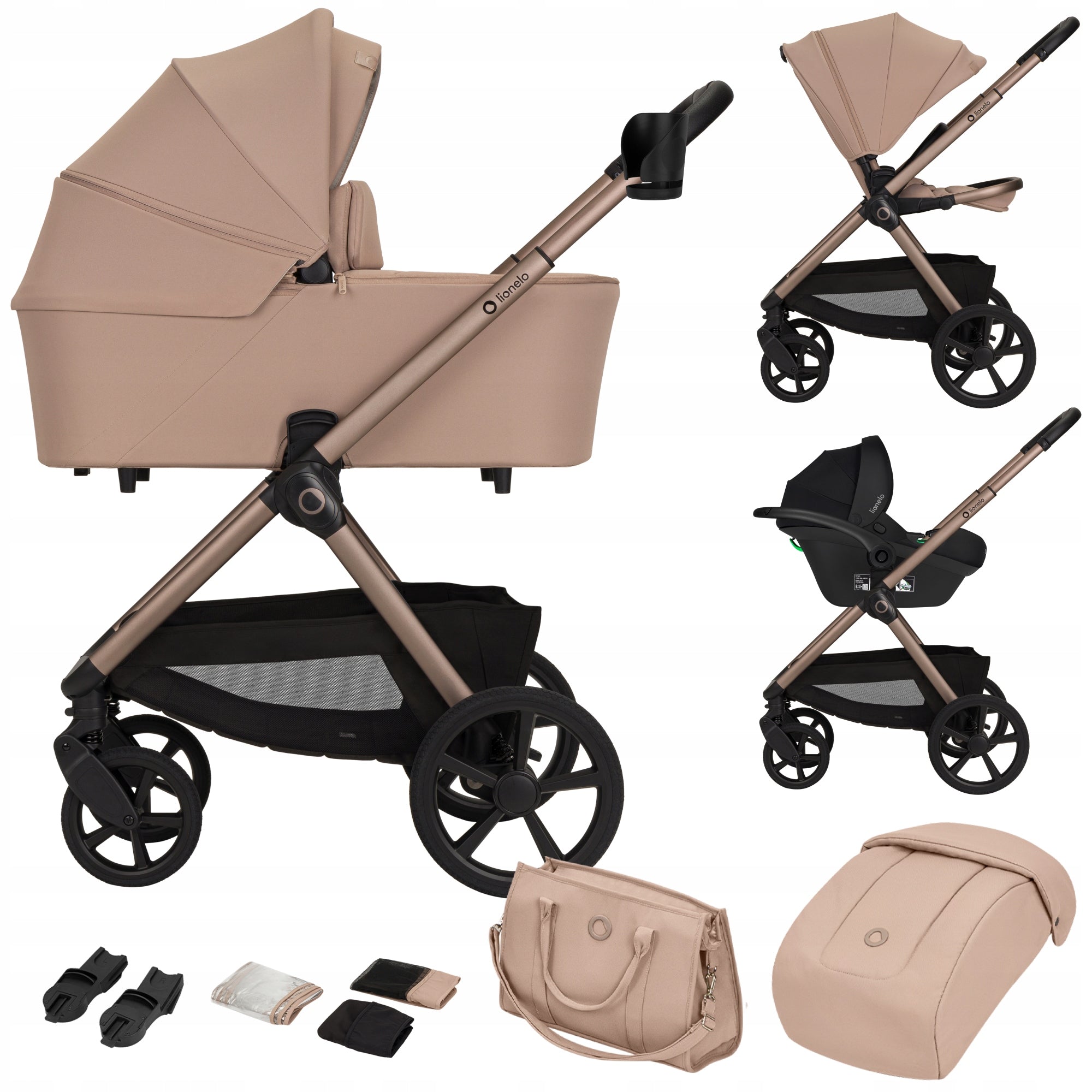 Multifunctional stroller 3in1 Stroller Gondola Seat accessories Lionelo Carmine