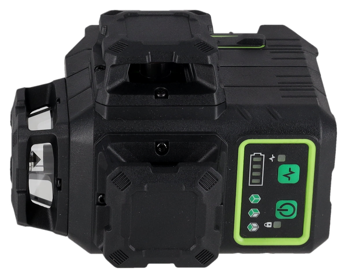 Multilaser DEDRA 3D Laser Level Green Battery Auto Level 30m Power supply rechargeable battery