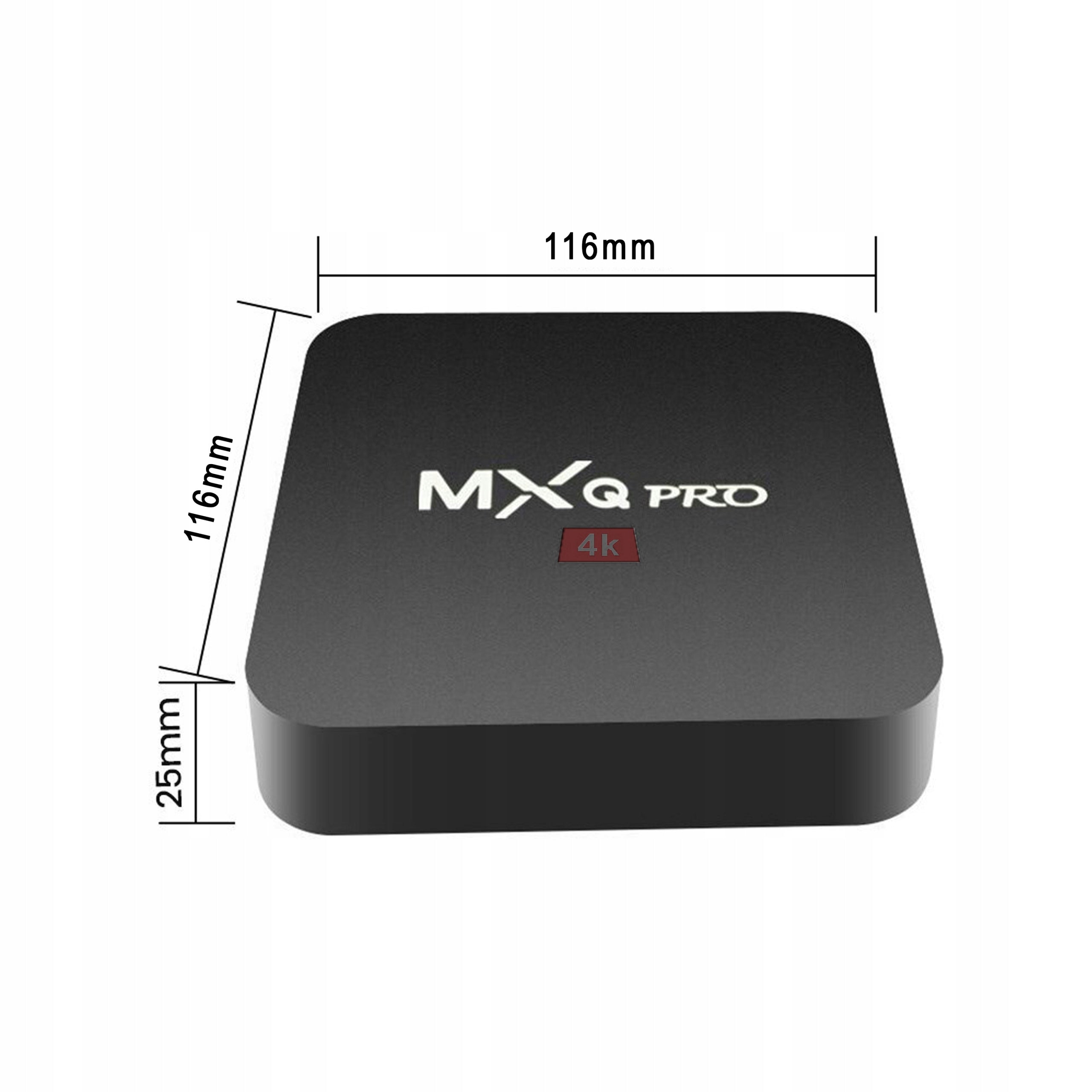 Multimedia player Smart TV Box MXQ Pro 4K WiFi Android 11.1 + remote control Packaging status original