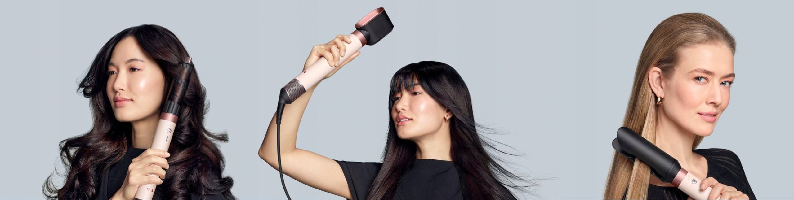 Multistyler curling iron Dyson Airwrap Co-anda2x Straight+Wavy Peach/Topaz Brand Dyson