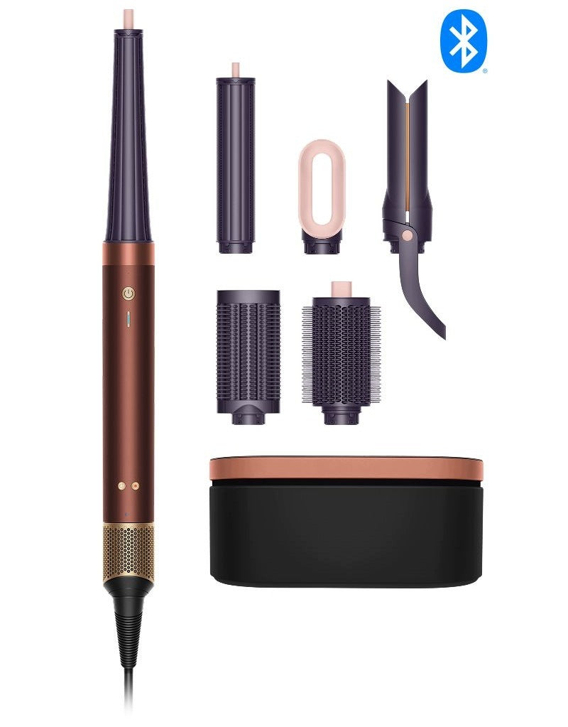 Multistyler curling iron Dyson Airwrap Co-anda2x Straight+Wavy Plum/Copper