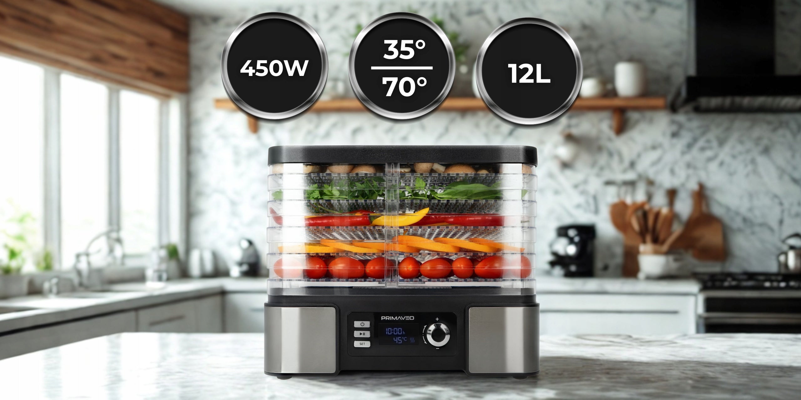 Mushroom Dryer Food Fruit Quick Drying Timer Led Smart 10in1 Manufacturer code SUSZARKA DO GRZYBÓW REGULACJA MOCNA SUSZENIE