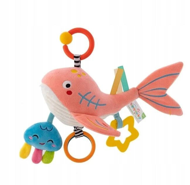 Music Box on String Whale Sensory Toy for Stroller 0+ Packaging status original