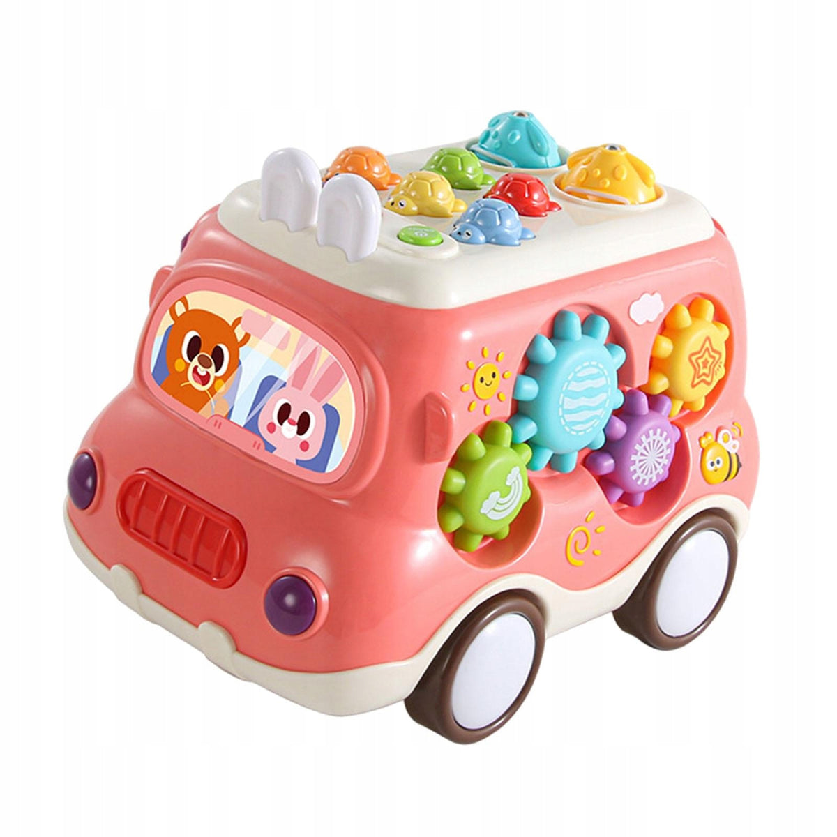 Music Bus Interactive 6in1 Educational Toy Piano for Kids