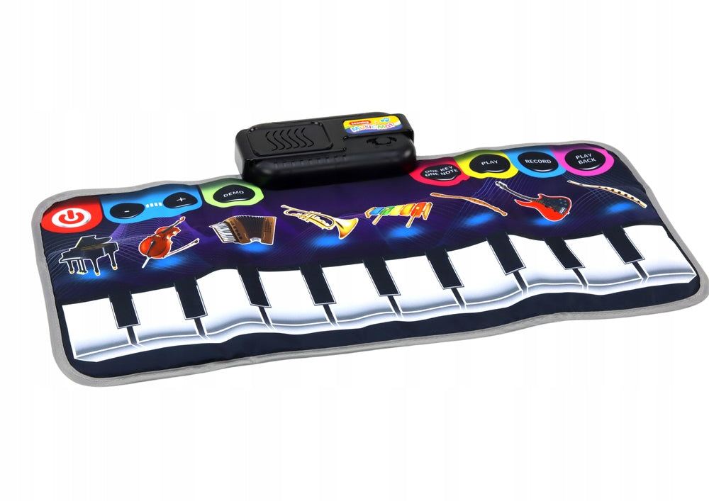 Music Mat Piano 268x196 mm Lean Toys Brand LEAN Toys