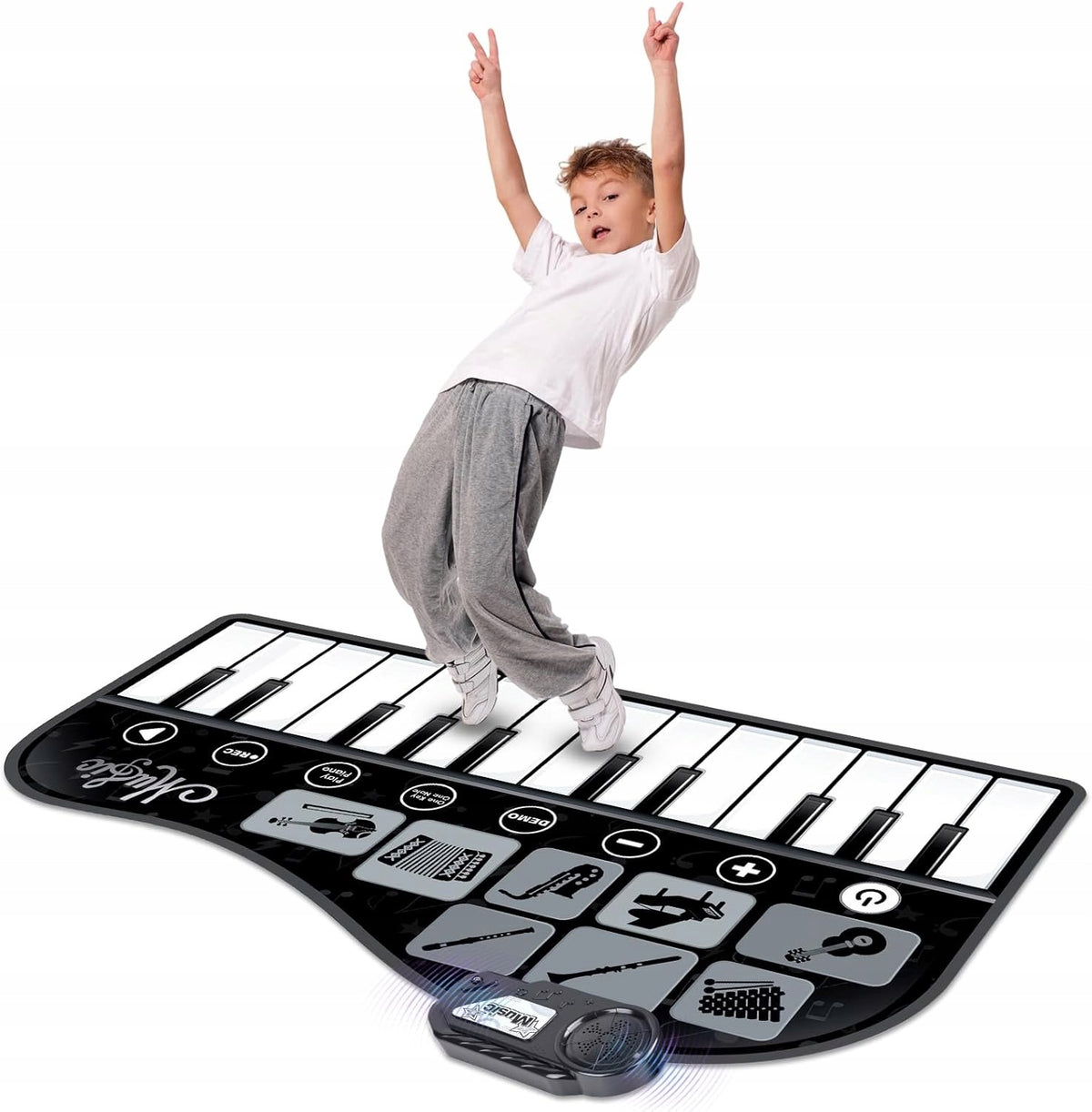 Music Mat for Dance Children's Piano 170x103 8 Instruments Recording