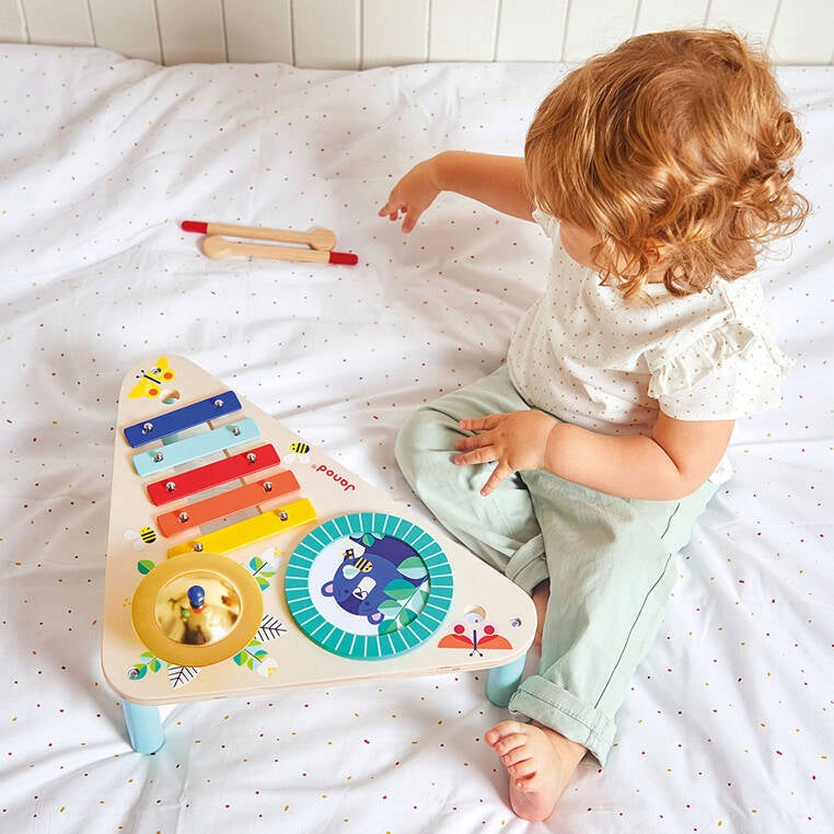 Music Table Children Xylophone Drum Plate Gioia Janod Brand Janod