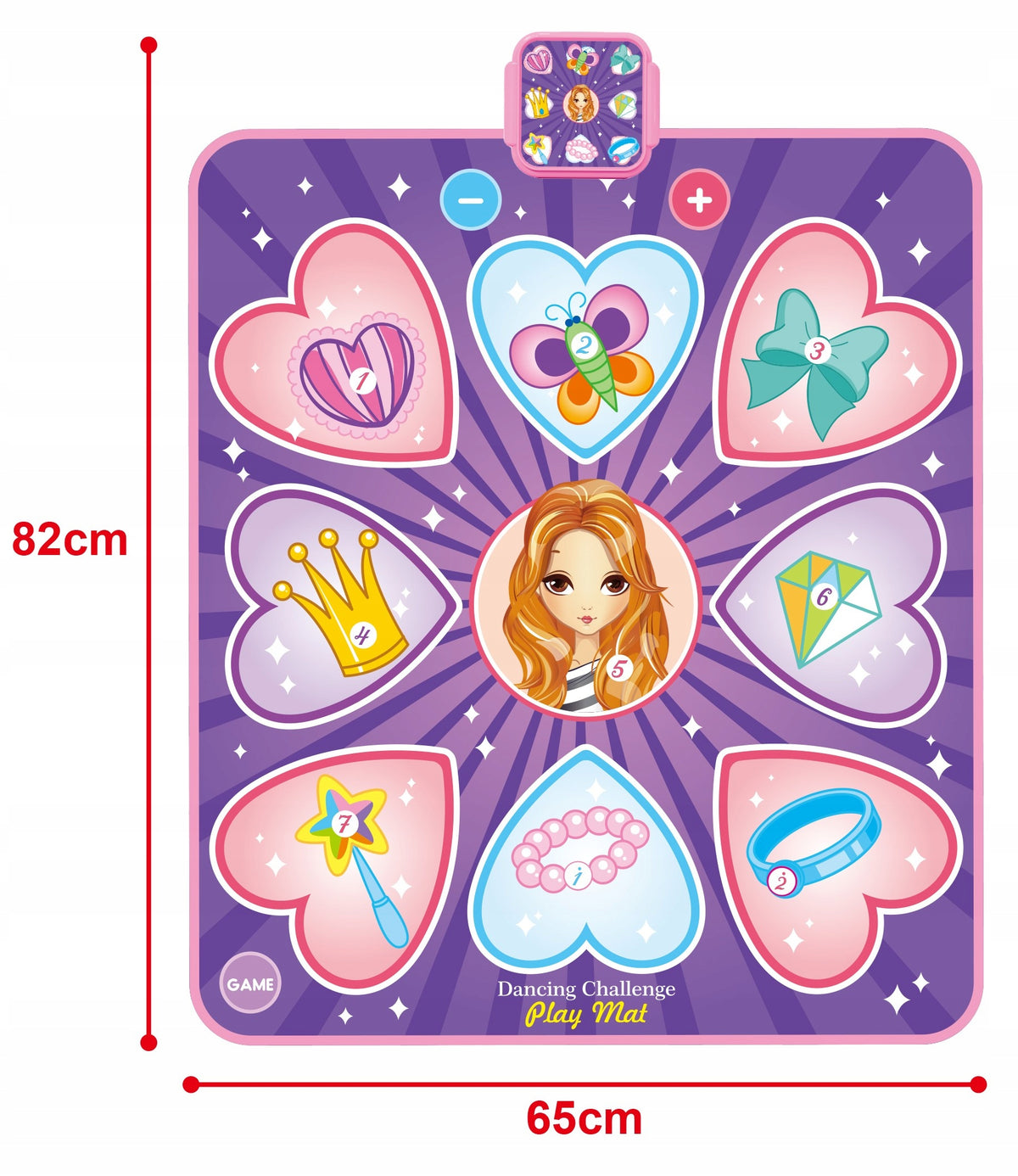 Musical Dancing Mat Interactive Game Light Family Fun Kids Brand no brand