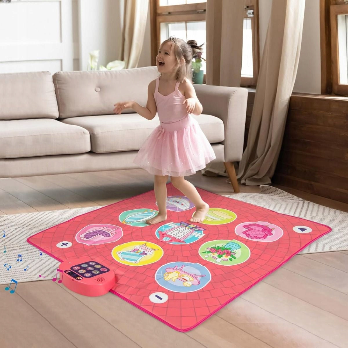Musical dance mat for children, 92 x 90 cm Certificates and opinions CE