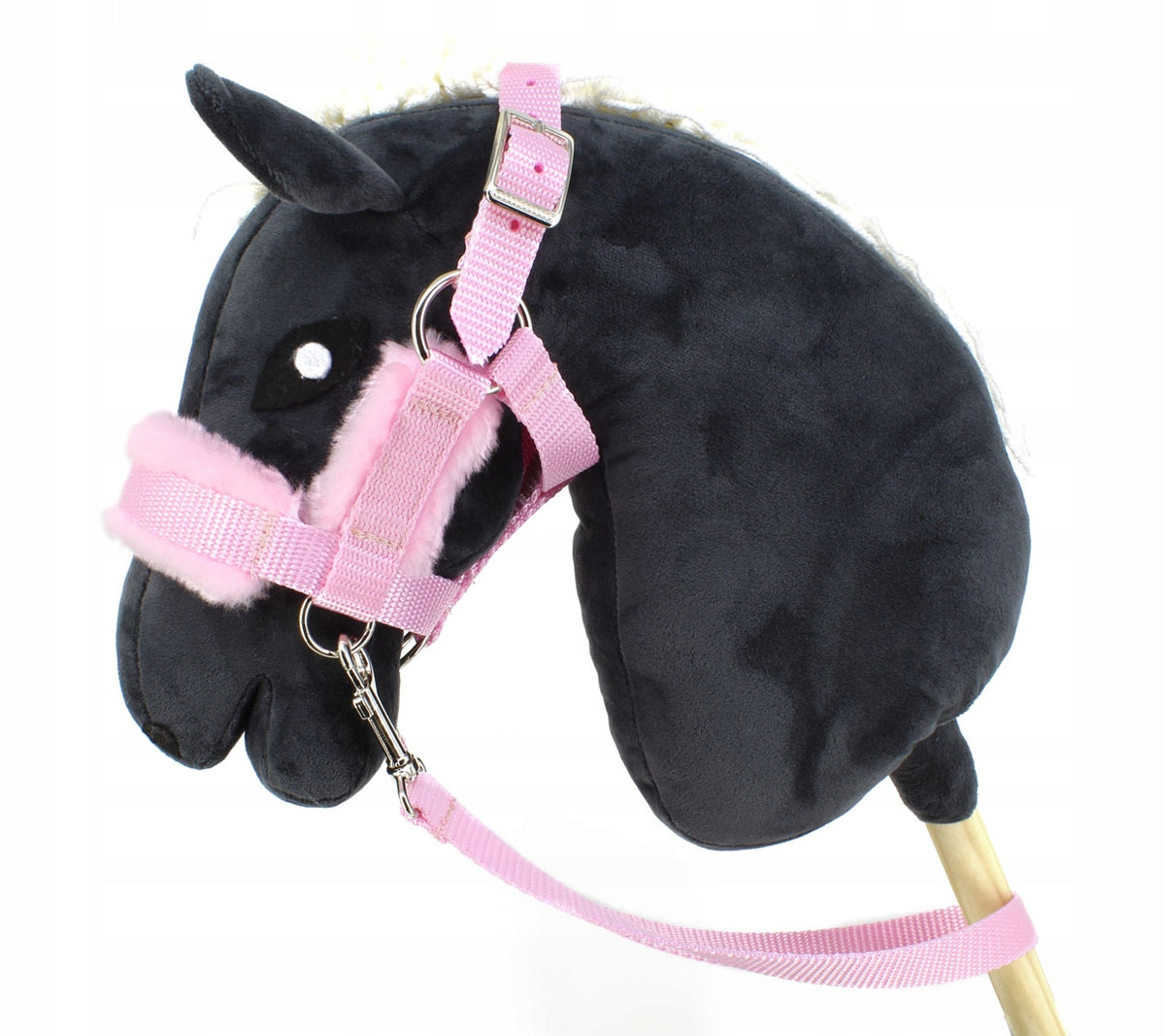 Mustang Kantar Hobby Horse lined + reins size. ( A3 ) pink Brand Mustang