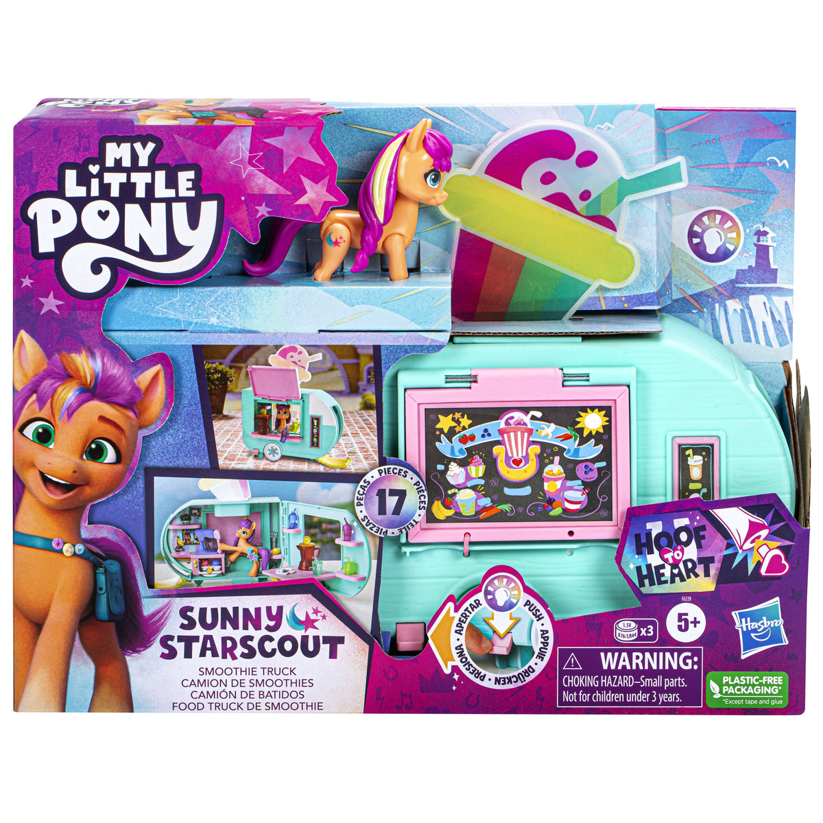 My Little Pony set truck smoothie pony Sunny Starscout F6339