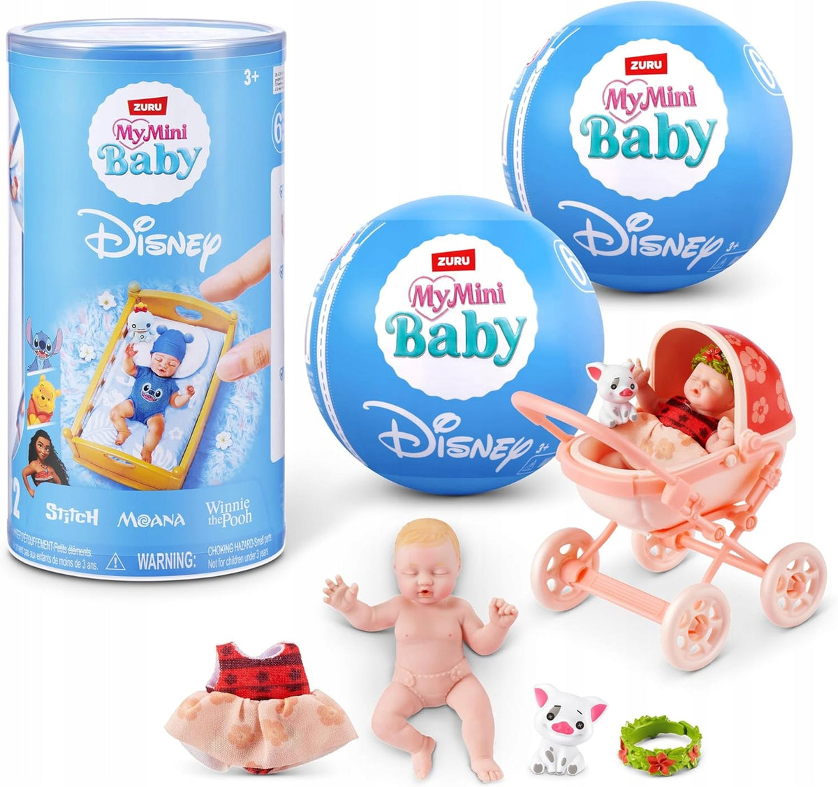 My Mini Baby Disney Series 1 Capsule, 2 Pack PVC Tube