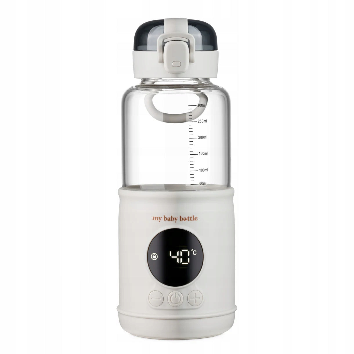 MyBabyBottle Pro - Portable Water and Milk Heater for Kids - White