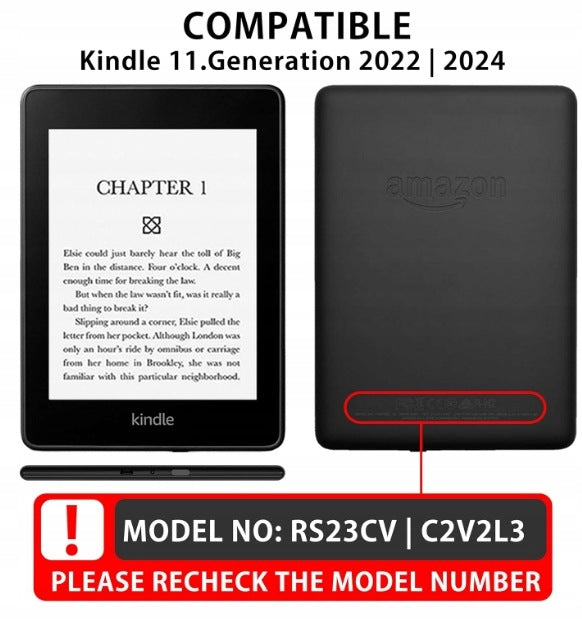 MyGadget Cover for Amazon Kindle 11th Gen (model 2022-6 inches) Manufacturer code B0BGQHQCQW