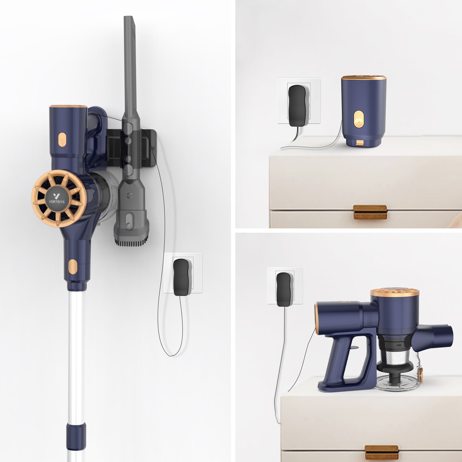 N9 Cordless vacuum cleaner Powerful 350W 50000Pa 55mins HEPA × 3 Battery voltage 29.6 V