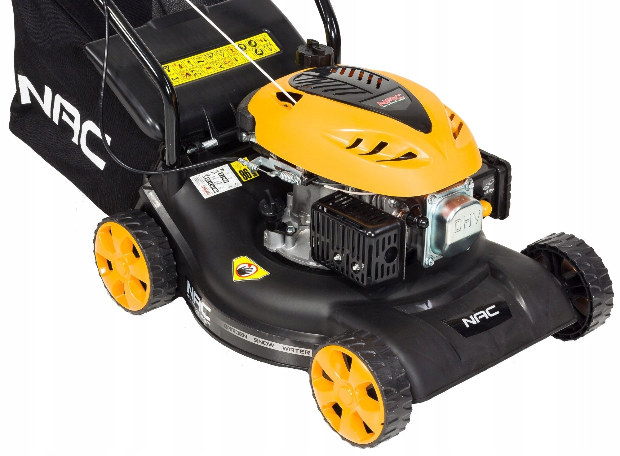 NAC Diesel mower without drive LP40-79-PL-SB 79,9 OIL FREEBIE ! Mowing width 41 cm