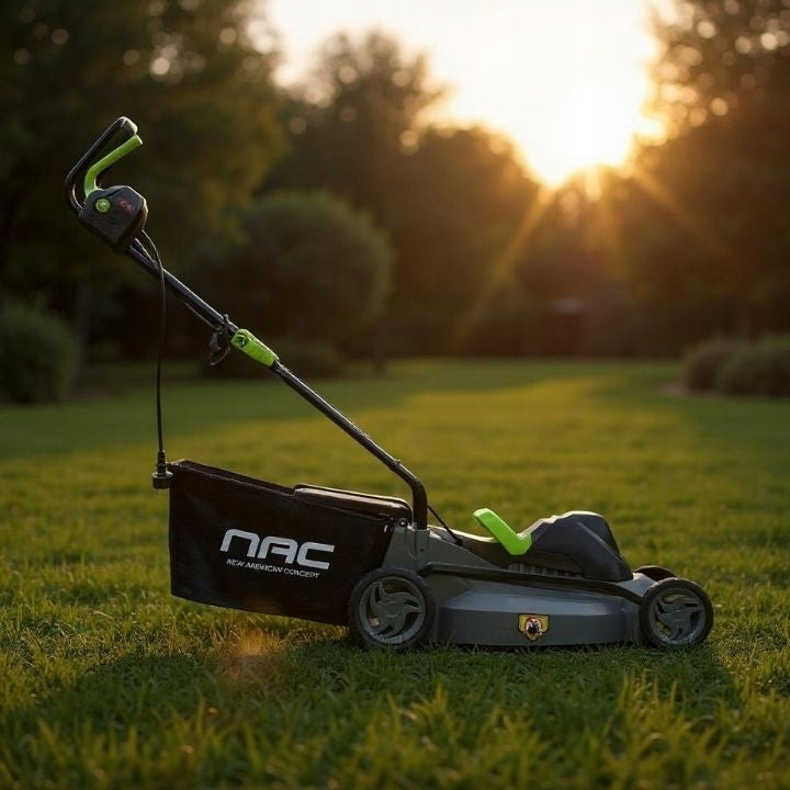 NAC ELECTRIC MOWER 1800W 40CM BASKET 30L LIGHT REAR EJECTION AND FOR BASKET Packaging status original