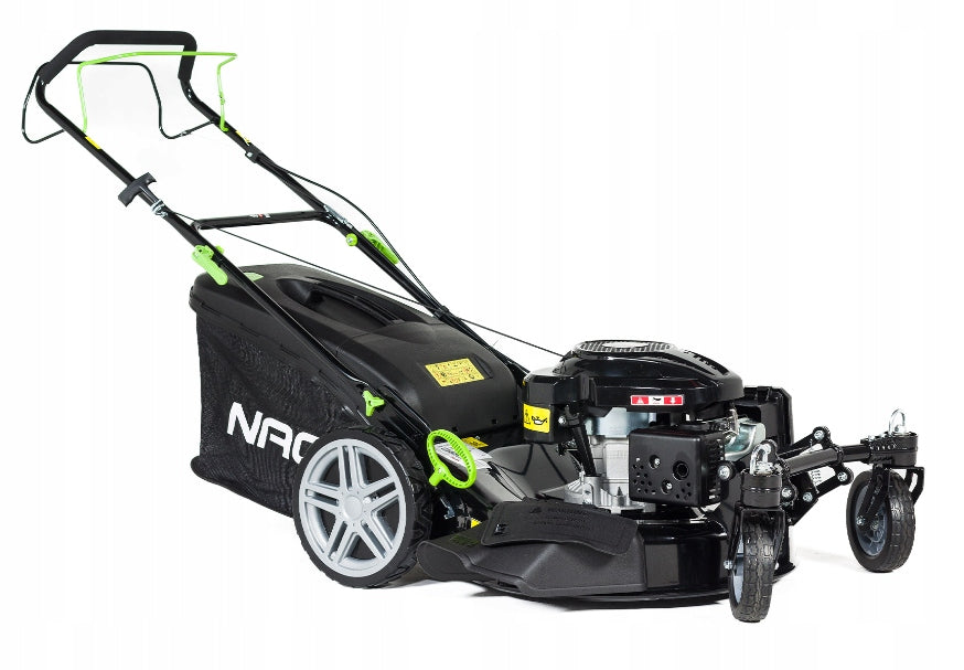 NAC LS56-196L-JR2 PETROL MOWER WITH DRIVE SWIVEL WHEELS LONCIN 56CM