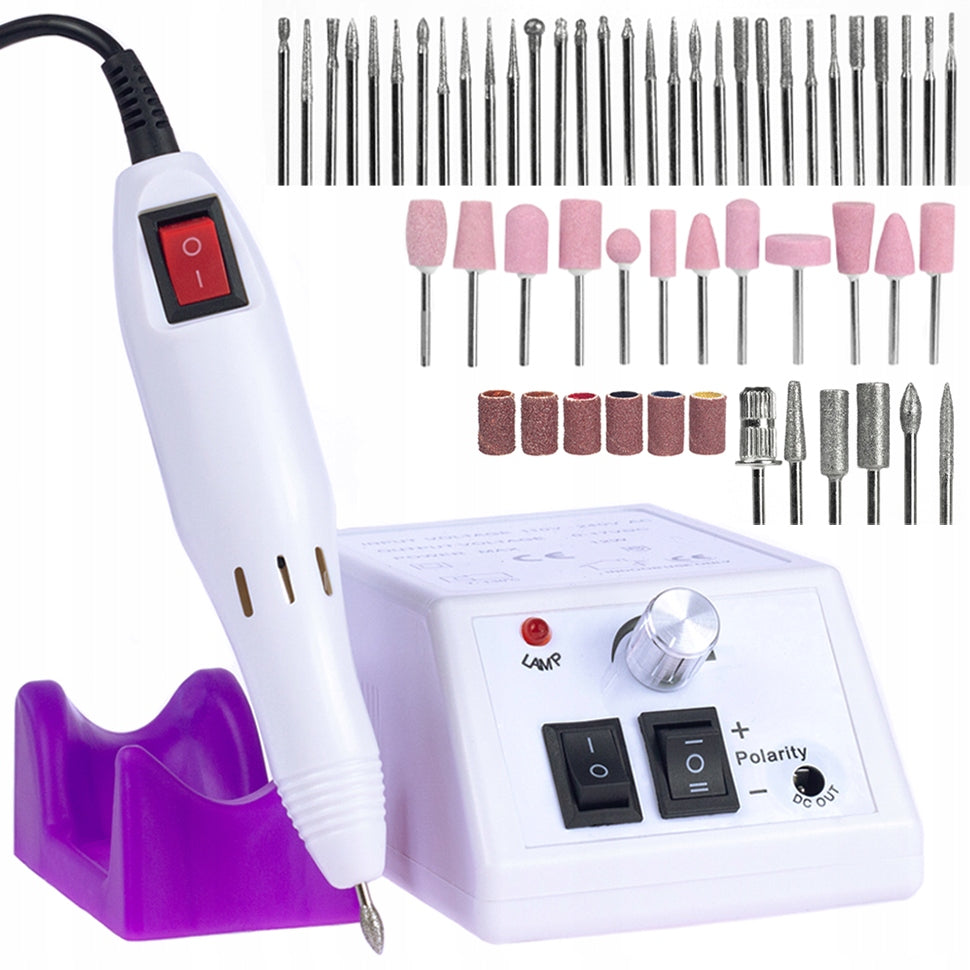 NAIL MILLING MACHINE HYBRID GEL MANICURE + 3 SETS OF CUTTERS