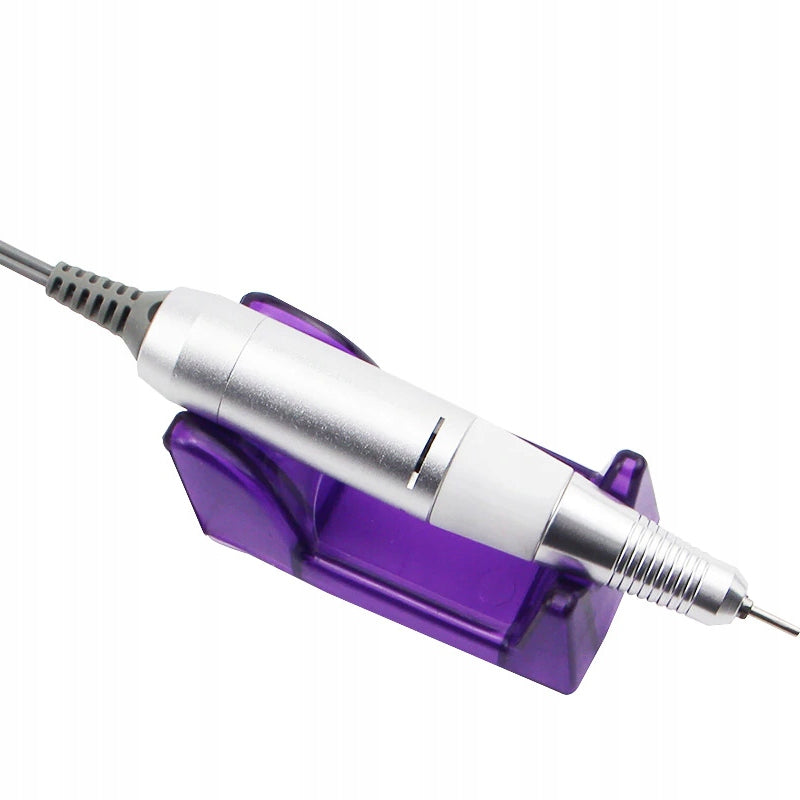 NAIL MILLING MACHINE MANICURE PEDICURE GEL HYBRID 65W STRONG + CUTTERS SET Medical device no