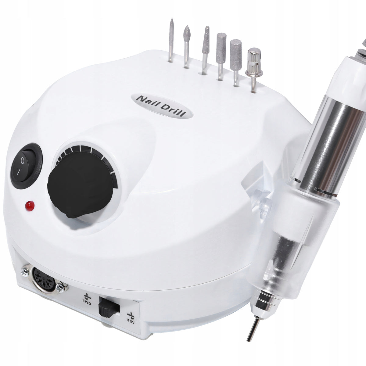 NAIL MILLING MACHINE MANICURE PEDICURE GEL HYBRID 65W STRONG+MILLING SET Packaging status original