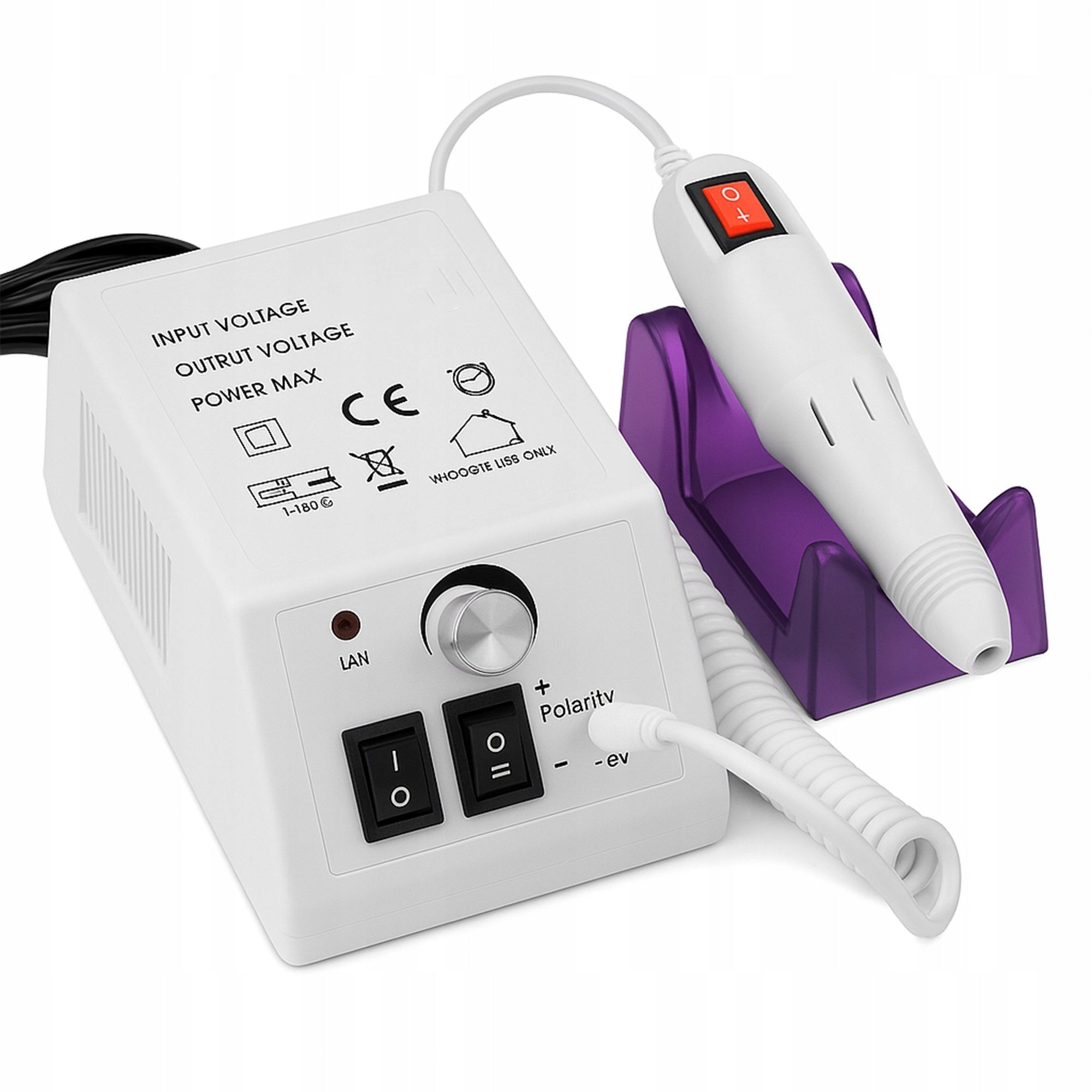 NAIL MILLING MACHINE MANICURE PEDICURE PROFESSIONAL SET OF CUTTERS STRONG Model #7678