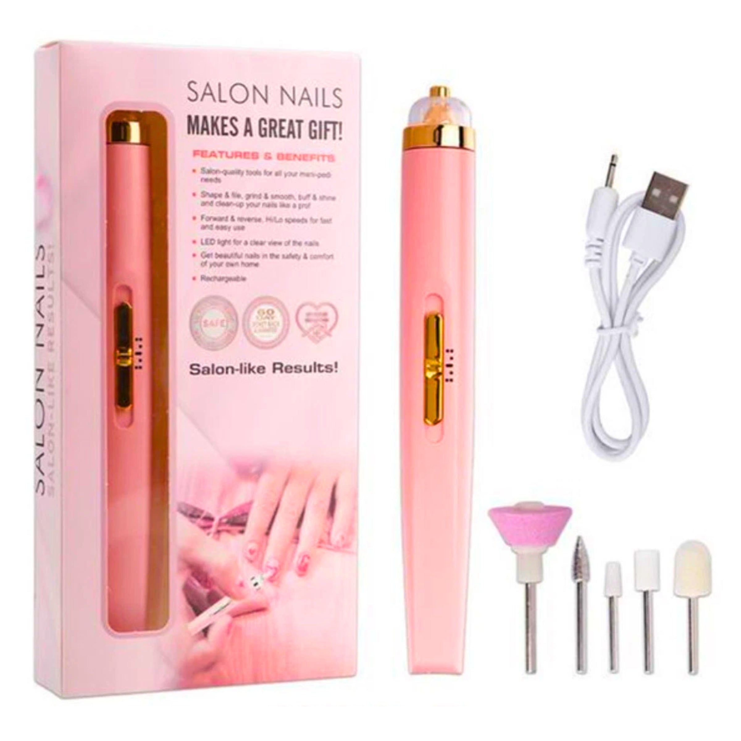 NAIL MILLING MACHINE MANICURE PEDICURE WIRELESS SET BATTERY PRO Manufacturer code frezarka domowa do paznokci