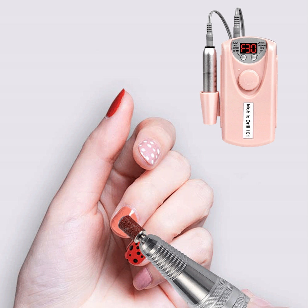 NAIL MILLING MACHINE WIRELESS PEDICURE MANICURE SET Packaging status original